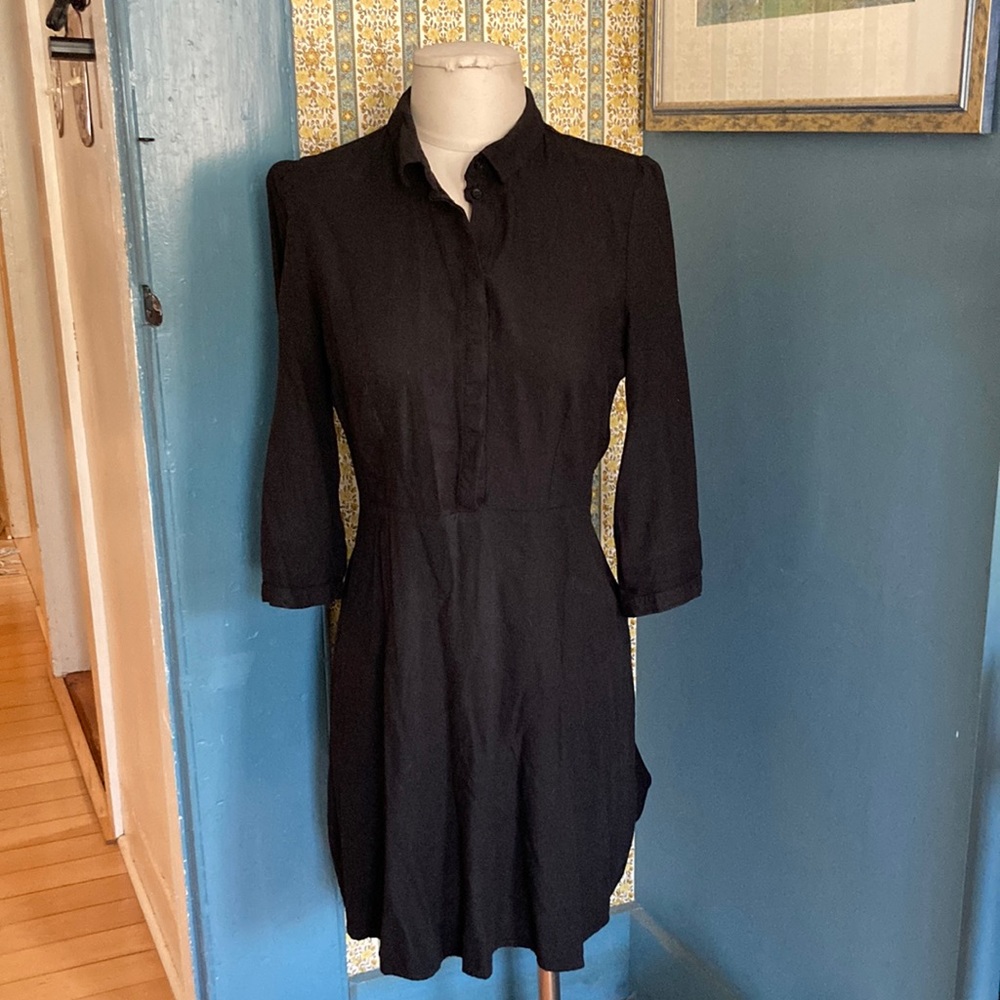 Divided shirt dress